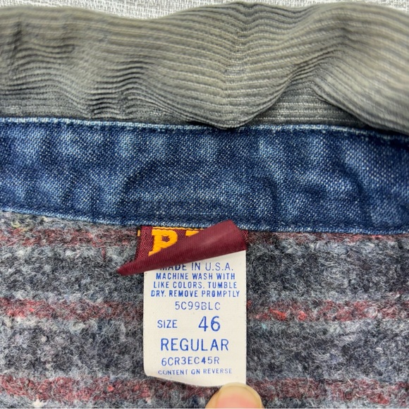Vintage Wrangler Big Ben Denim Chore Jacket Men's Sz M/L - Picture 4 of 16